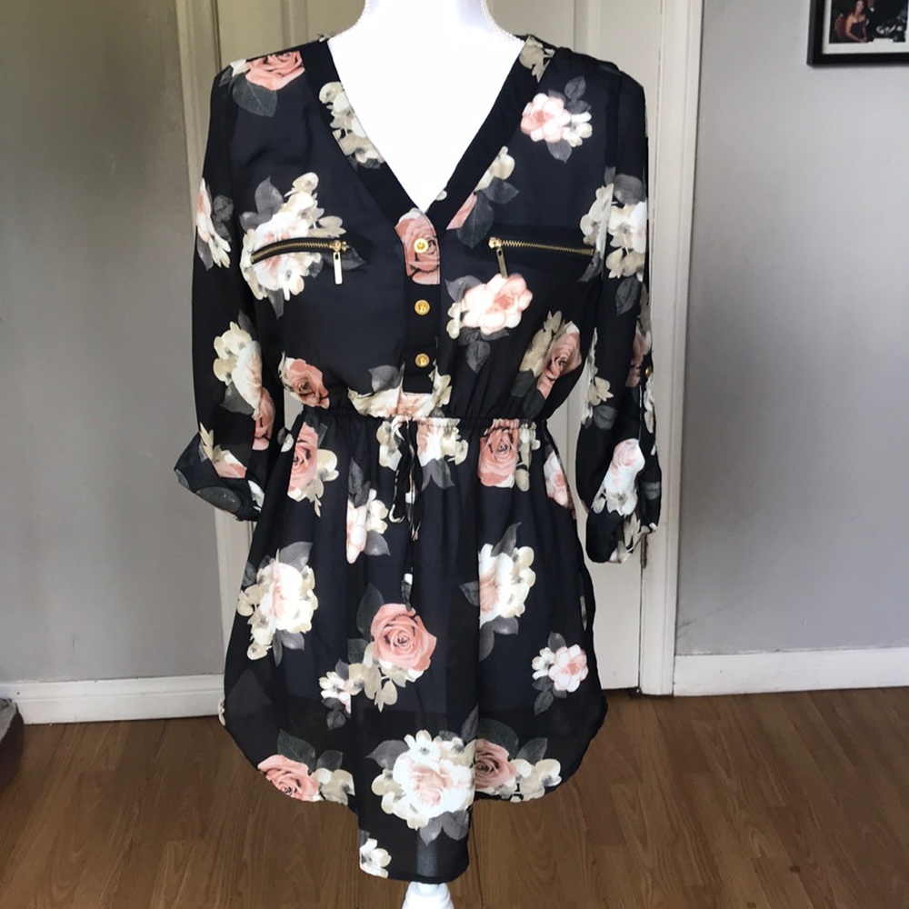 Floral tunic
